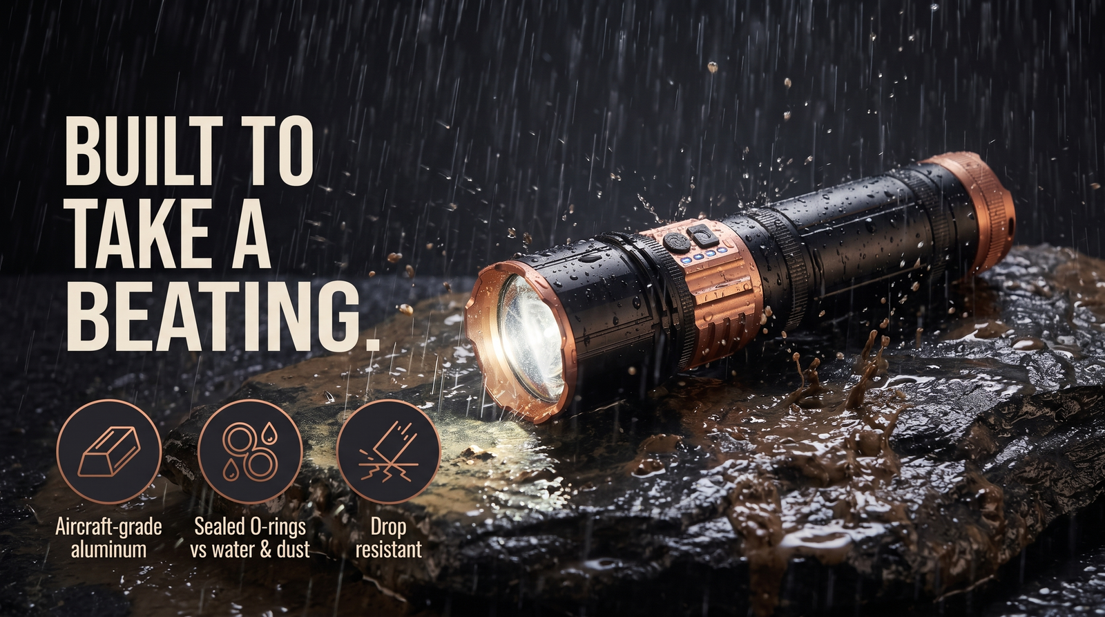 Laser Pro Max Professional | 28,800 mAh Battery, Long-Range Flashlight & Power Bank