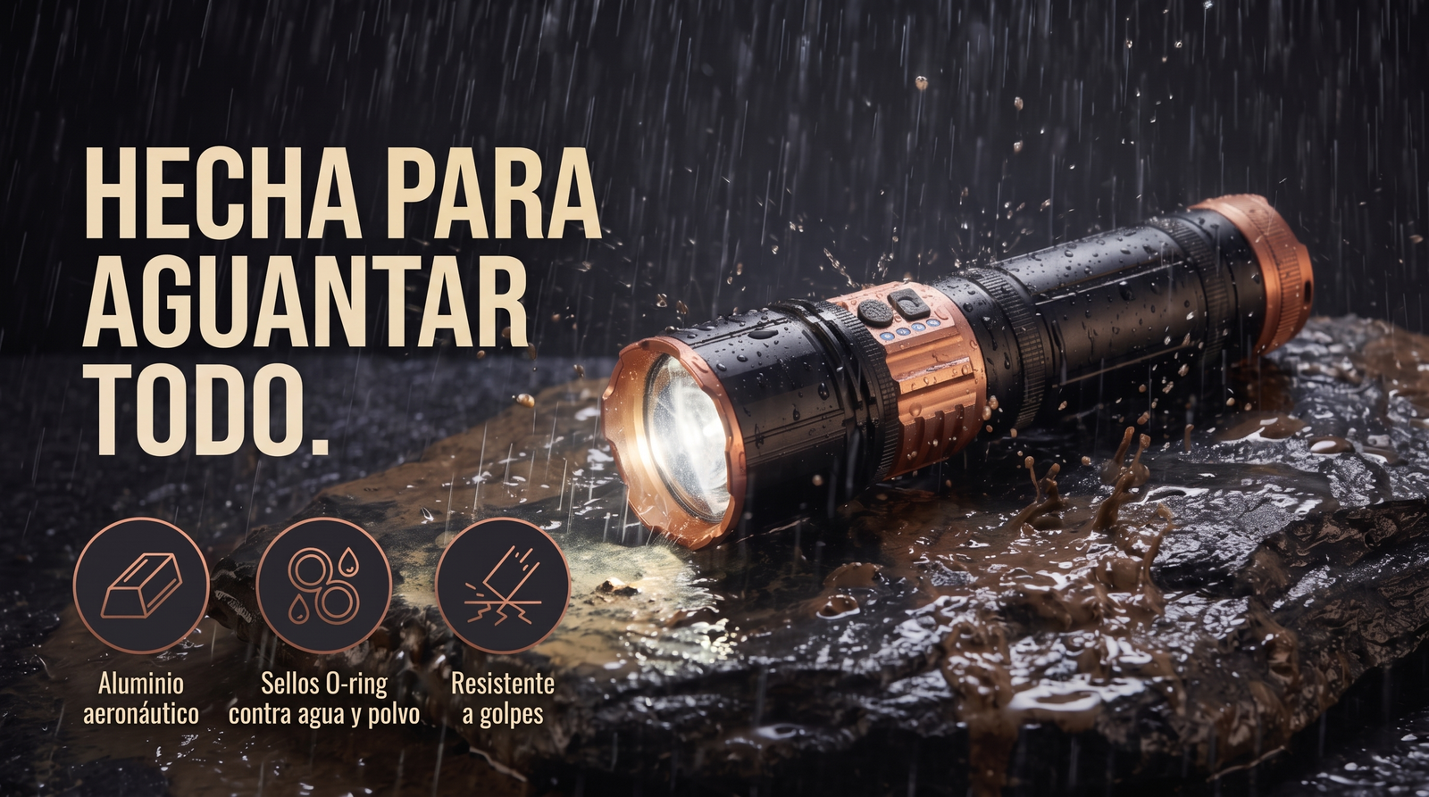 Linterna Laser Pro Max Professional | 28.800 mAh de Batería, Largo Alcance y Power Bank